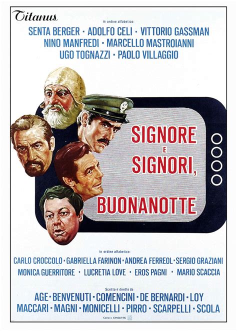 signori e signore in inglese|signore e signori buonanotte 1976.